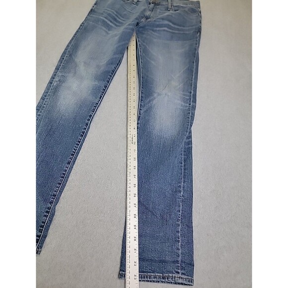 J Crew Outfitters Jeans Mens 33 34x33 Slim Straight Mid Rise Blue Stretch Preppy - Picture 2 of 14